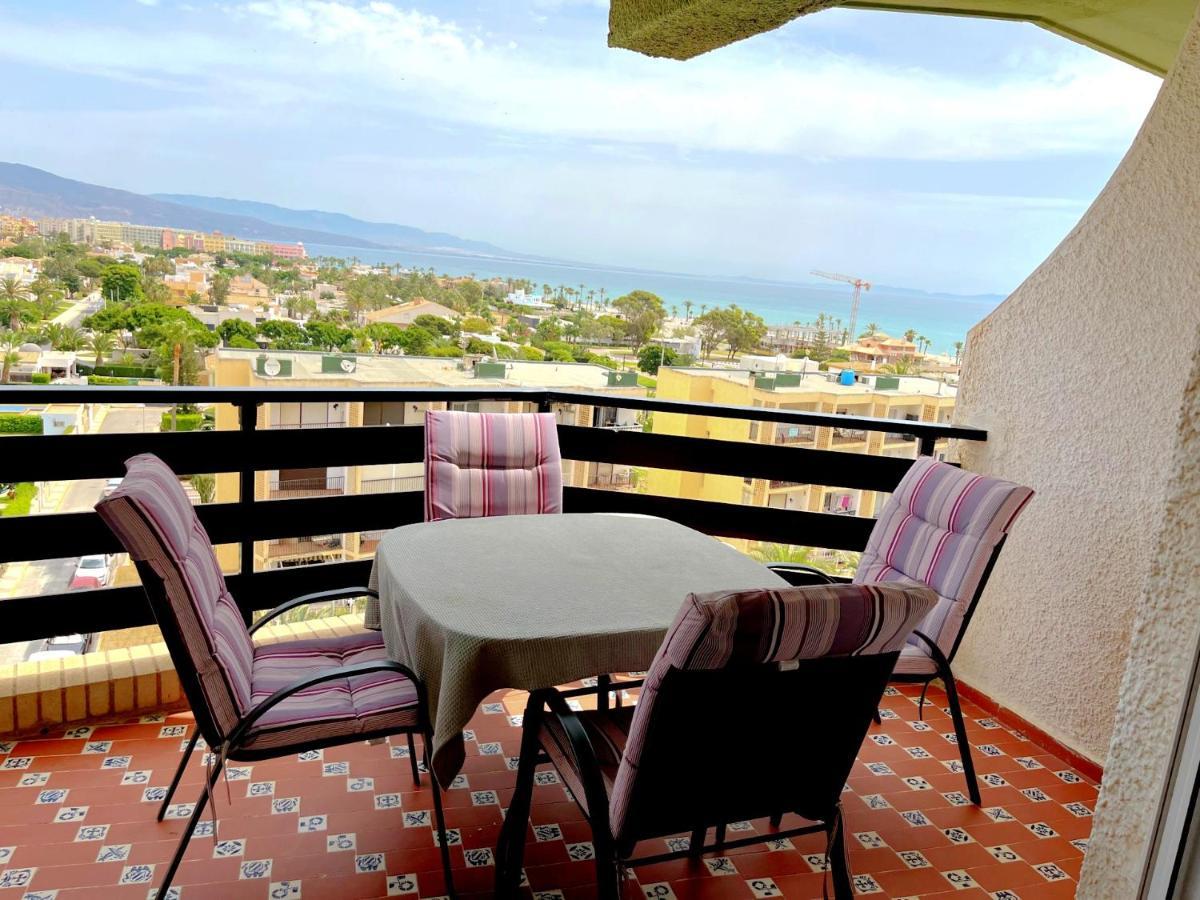 Apartamento Roquetas De Mar Urbanizacion, 2 Dormitorios, Gran Terraza Con Vista Al Mar, Wi-Fi, Parking Y Piscina 外观 照片