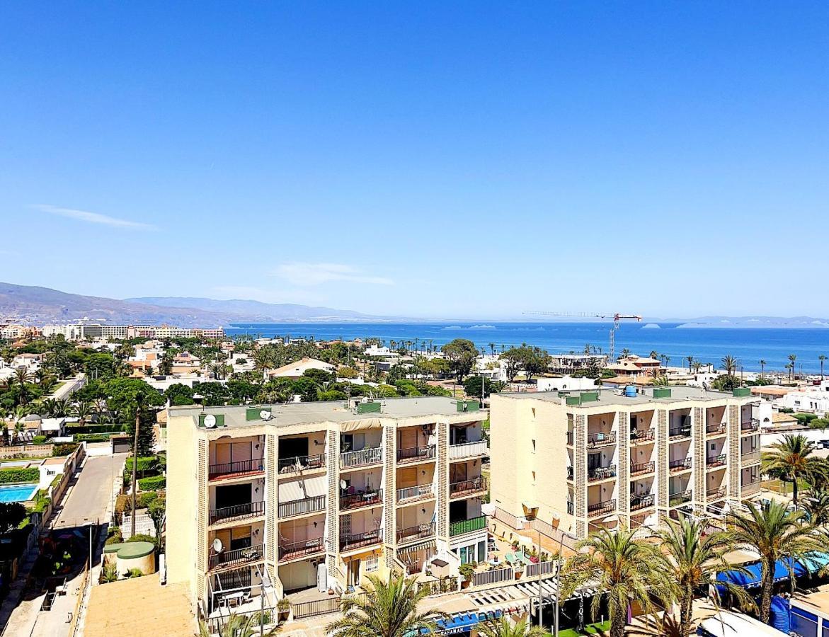 Apartamento Roquetas De Mar Urbanizacion, 2 Dormitorios, Gran Terraza Con Vista Al Mar, Wi-Fi, Parking Y Piscina 外观 照片