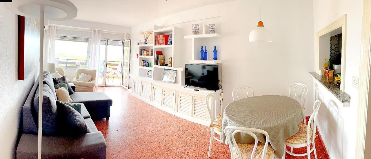 Apartamento Roquetas De Mar Urbanizacion, 2 Dormitorios, Gran Terraza Con Vista Al Mar, Wi-Fi, Parking Y Piscina 外观 照片